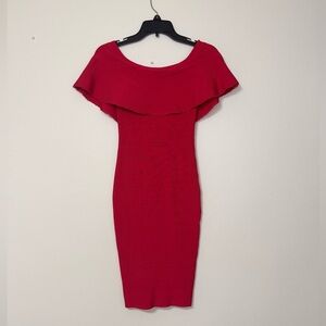 Marciano Bold Red Dress